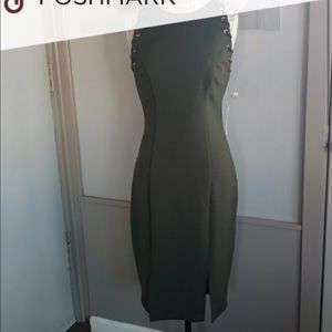 Bisou Bisou Forest green dress